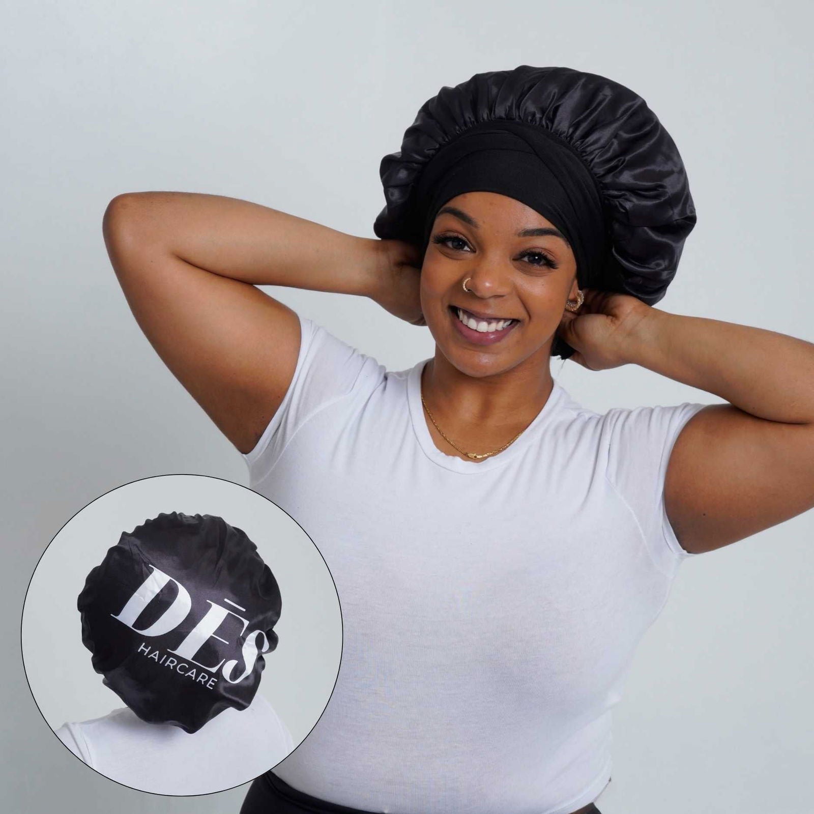 Deluxe Satin Bonnet - DES Hair Care